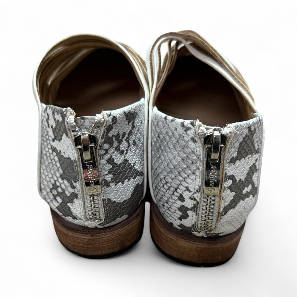 A Rider Girl White & Camo Gray Western Flat Shoes - Picture 3 of 6